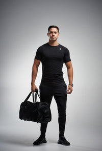 Black mens sportswear outfit