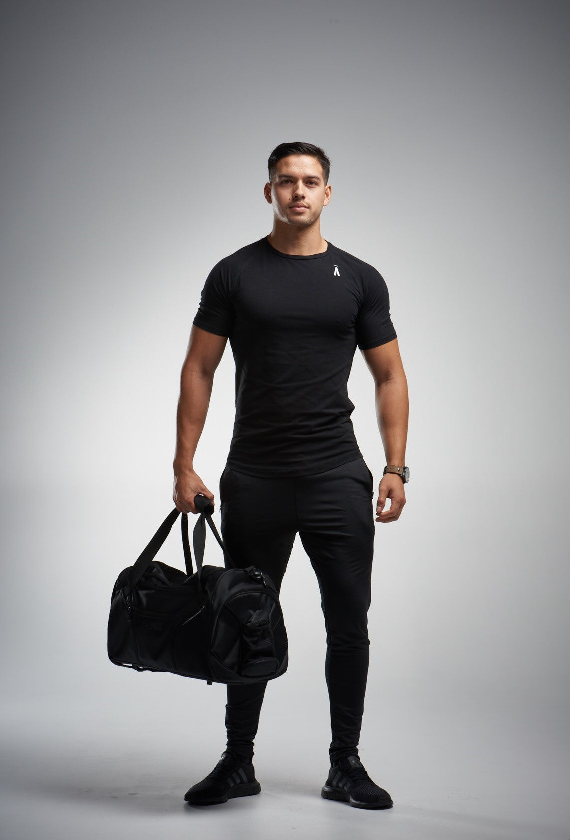Black mens sportswear outfit